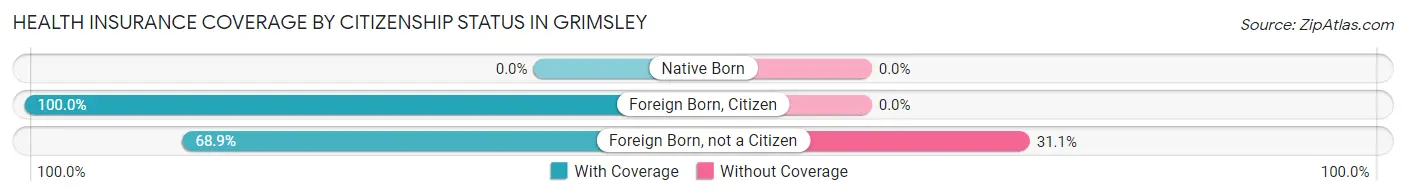 Health Insurance Coverage by Citizenship Status in Grimsley