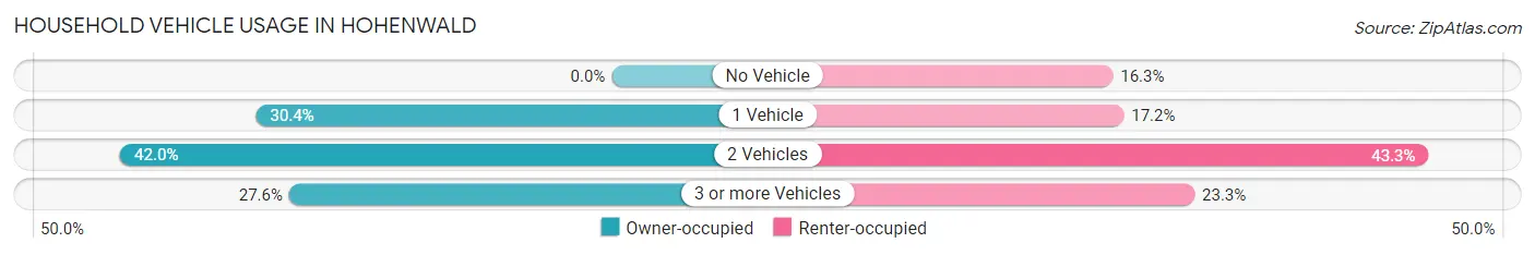 Household Vehicle Usage in Hohenwald