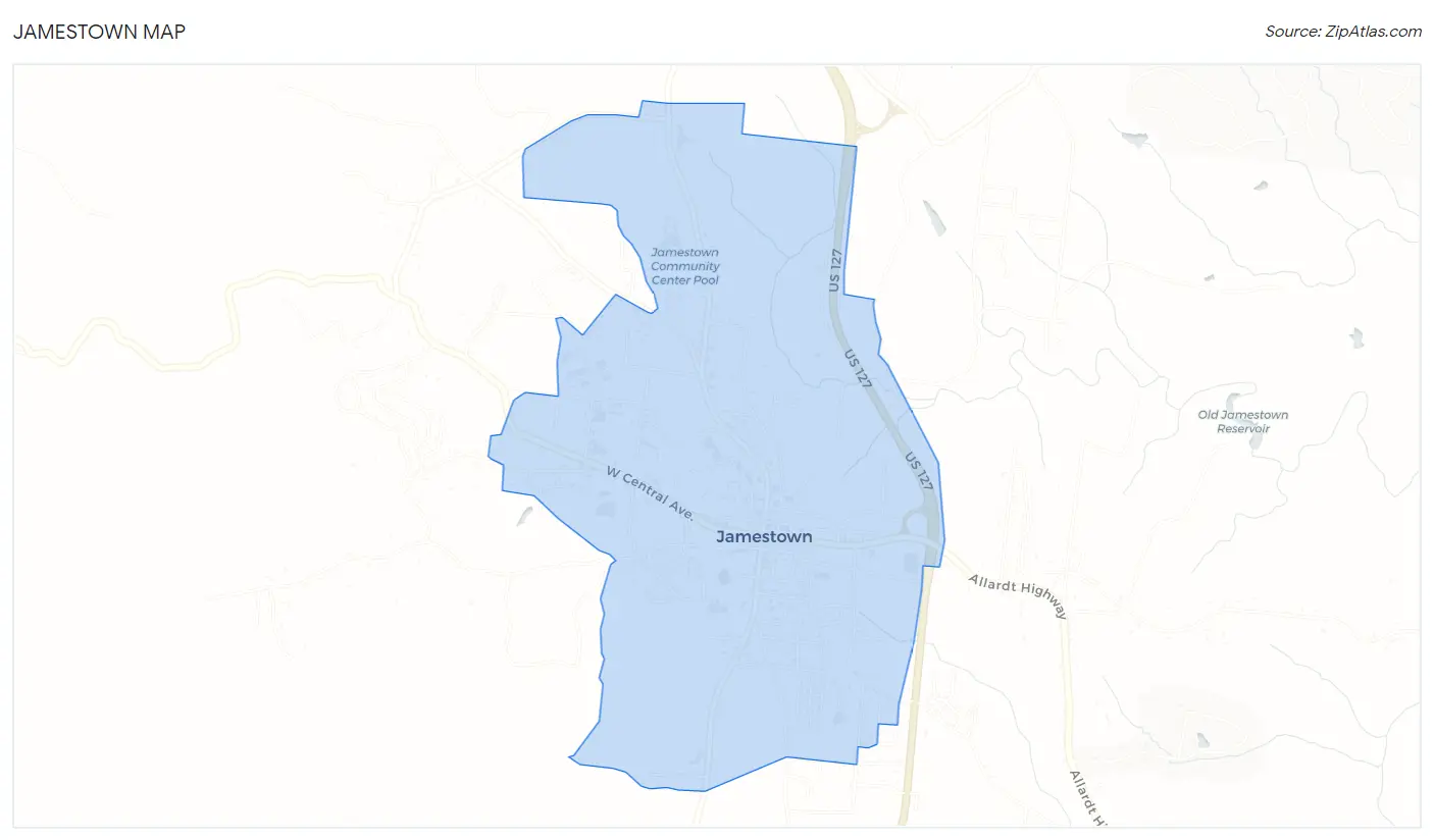 Jamestown Map