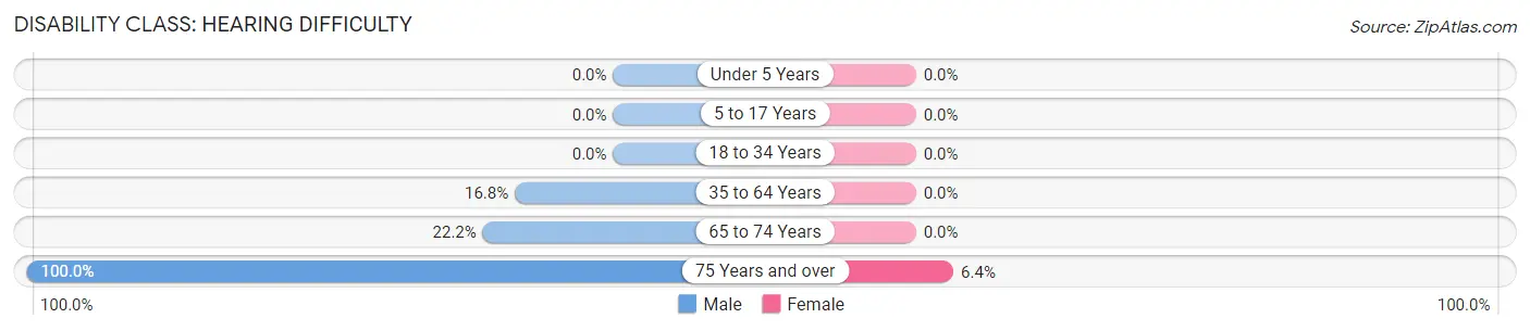 Disability in Palmer: <span>Hearing Difficulty</span>