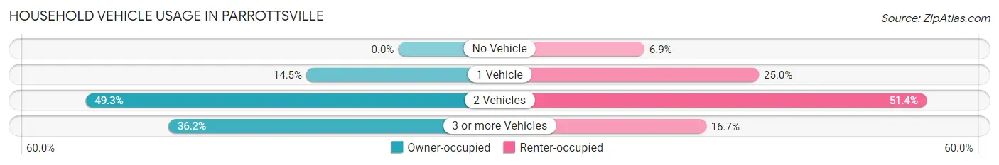 Household Vehicle Usage in Parrottsville