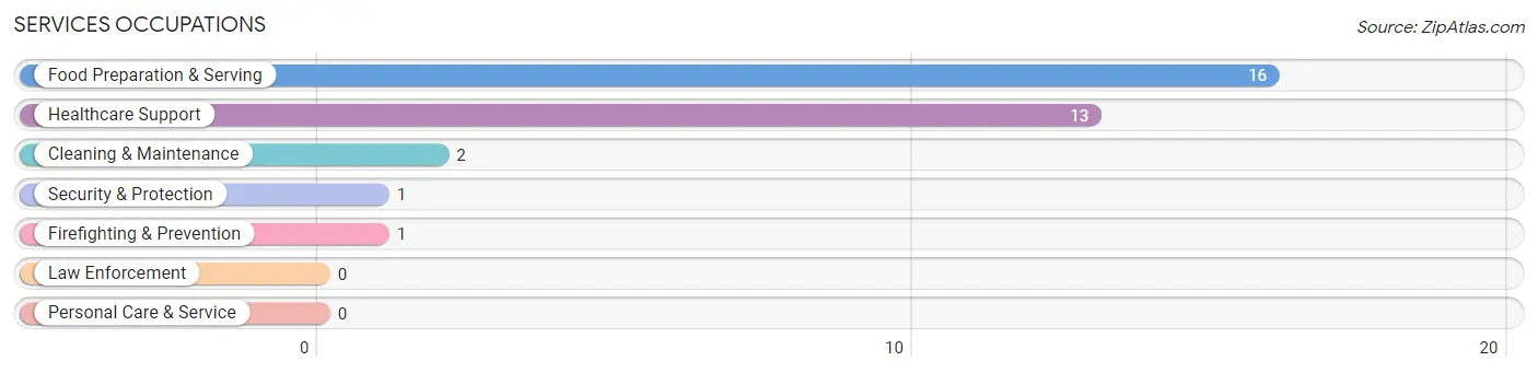 Services Occupations in Parrottsville