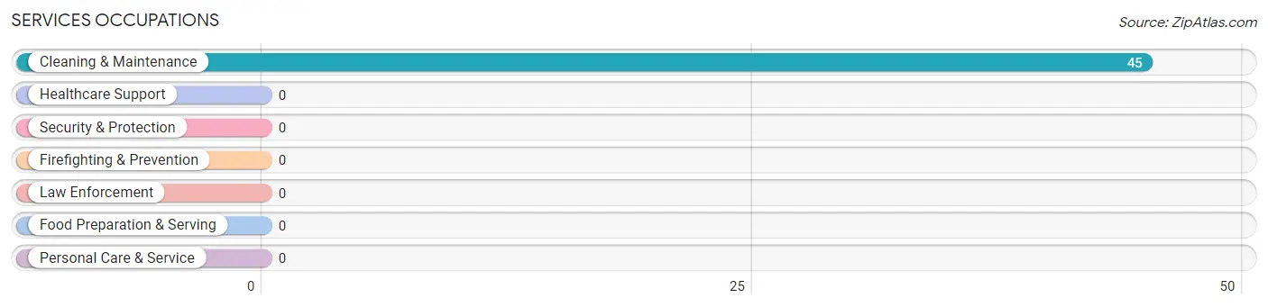 Services Occupations in Russellville