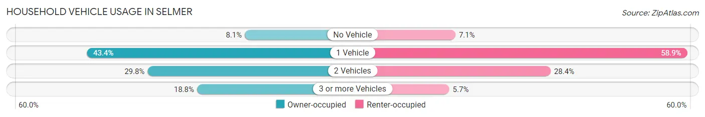 Household Vehicle Usage in Selmer