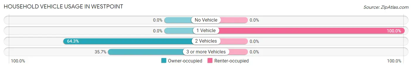 Household Vehicle Usage in Westpoint