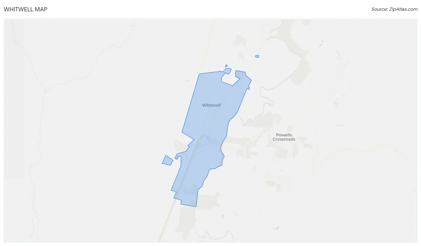 Whitwell Map