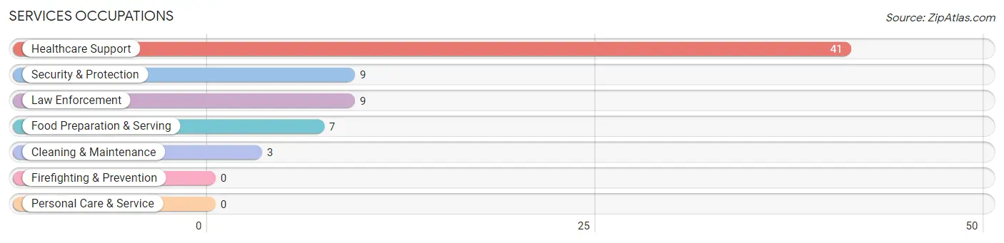 Services Occupations in Beasley