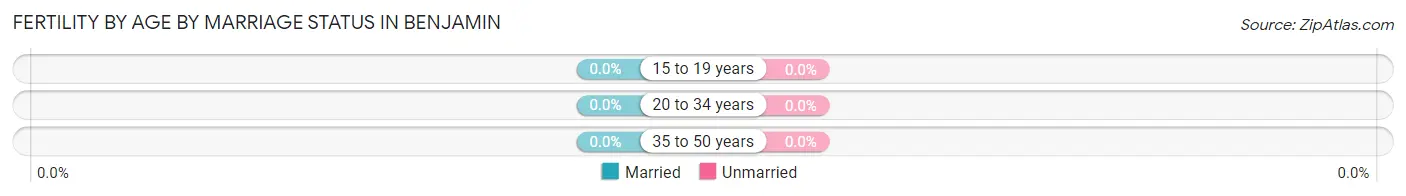 Female Fertility by Age by Marriage Status in Benjamin