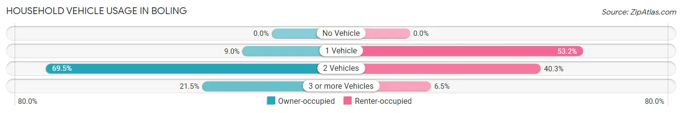 Household Vehicle Usage in Boling