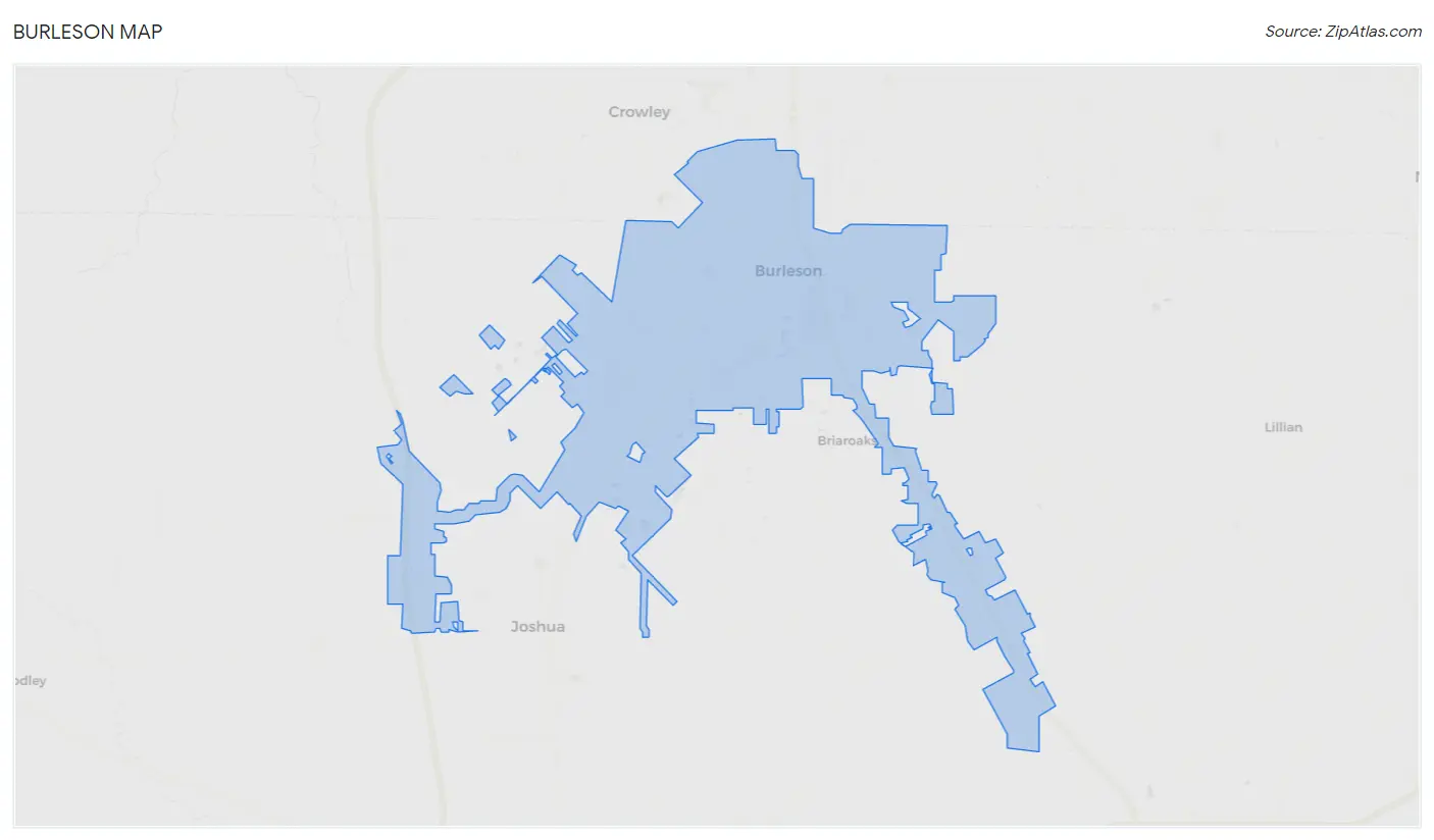 Burleson Map