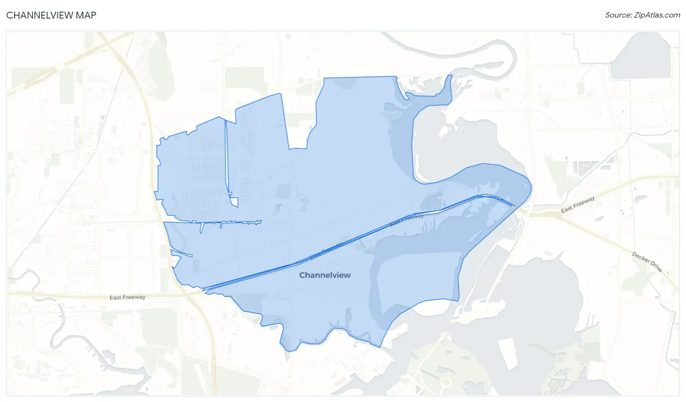 Channelview Map