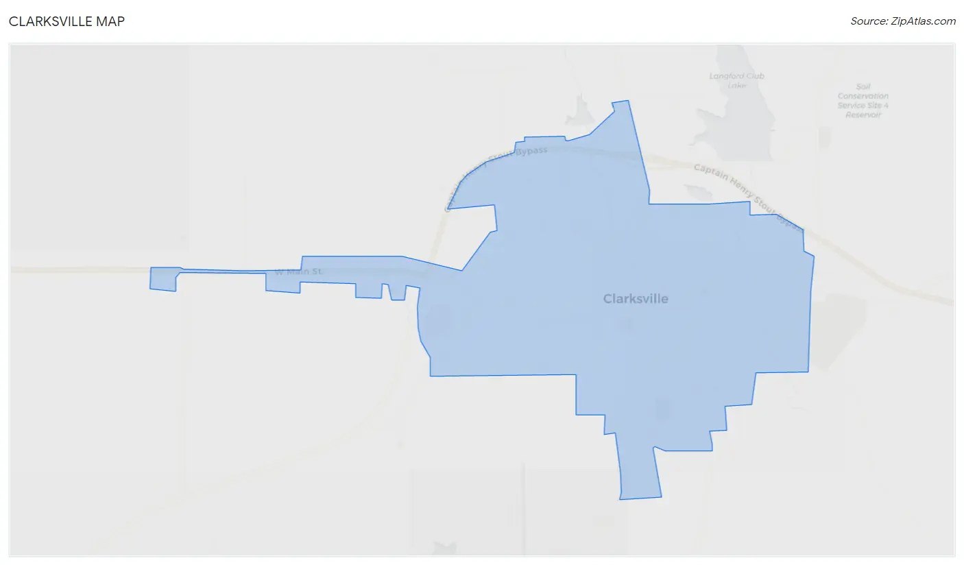 Clarksville Map