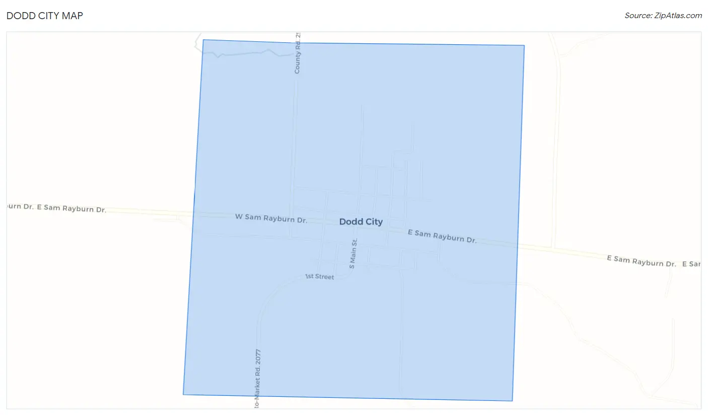 Dodd City Map
