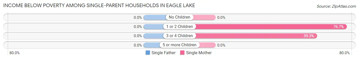 Income Below Poverty Among Single-Parent Households in Eagle Lake