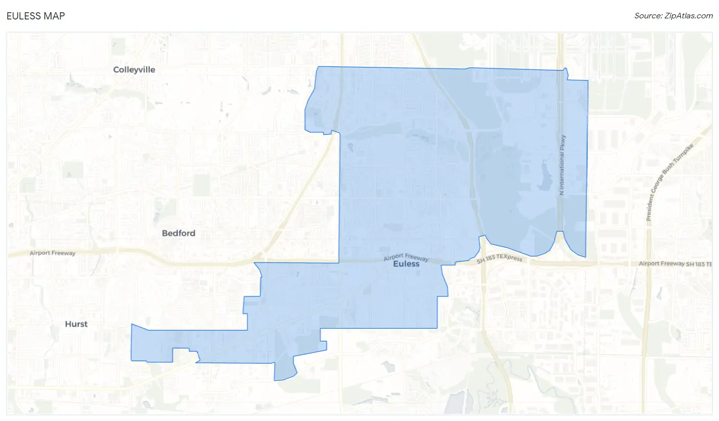 Euless Map