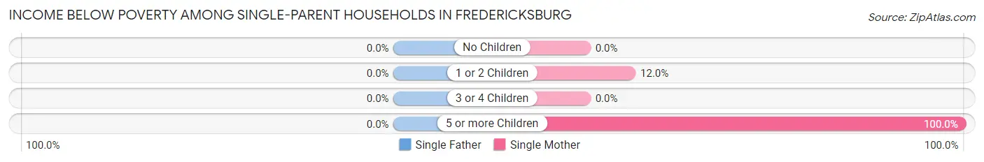 Income Below Poverty Among Single-Parent Households in Fredericksburg