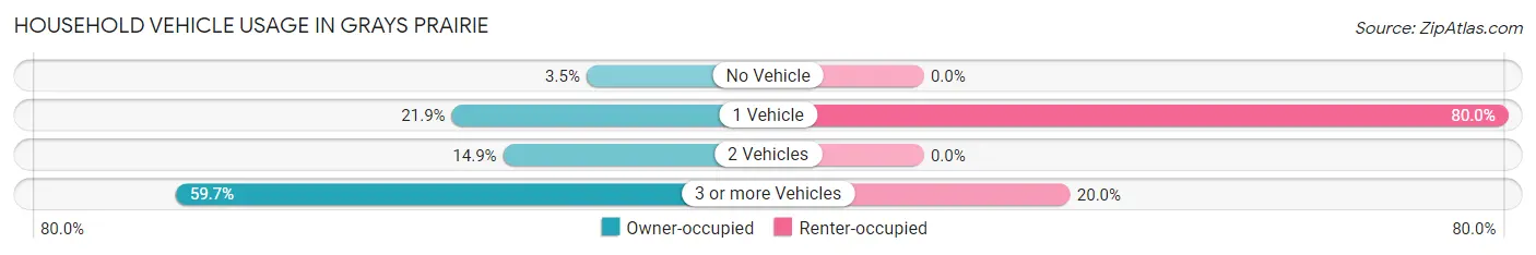 Household Vehicle Usage in Grays Prairie