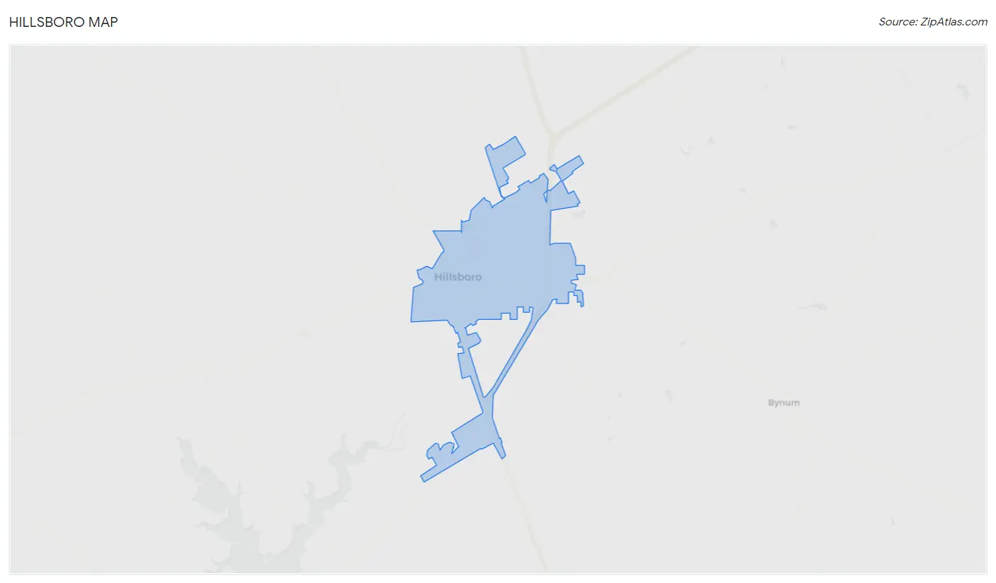 Hillsboro Map