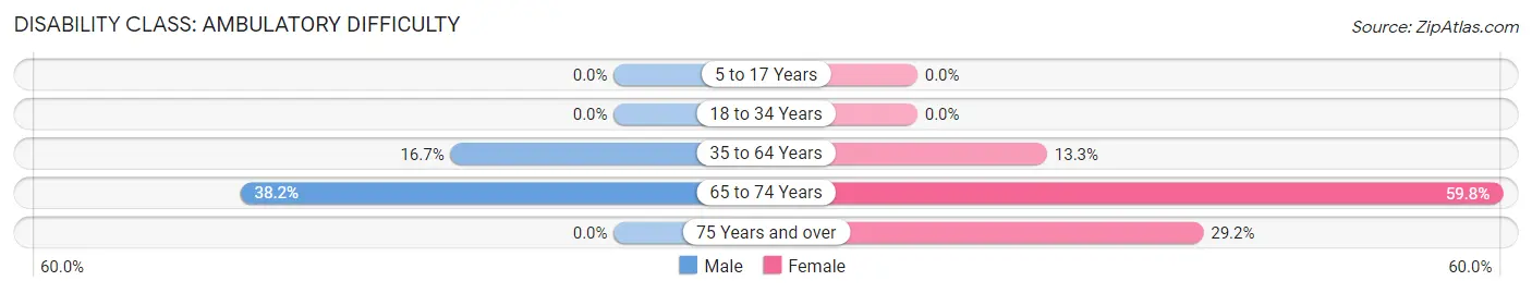 Disability in Hutchins: <span>Ambulatory Difficulty</span>