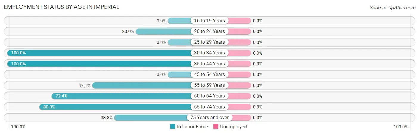 Employment Status by Age in Imperial