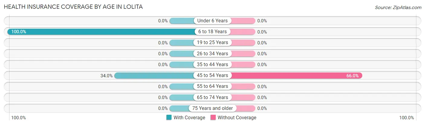 Health Insurance Coverage by Age in Lolita