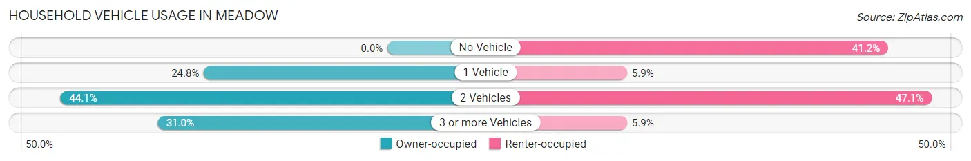 Household Vehicle Usage in Meadow