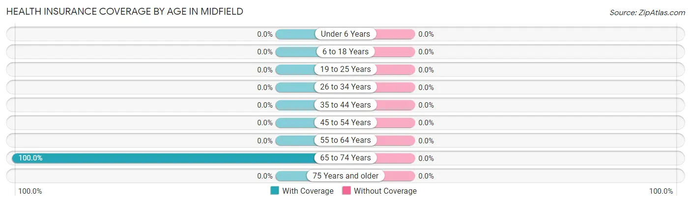 Health Insurance Coverage by Age in Midfield