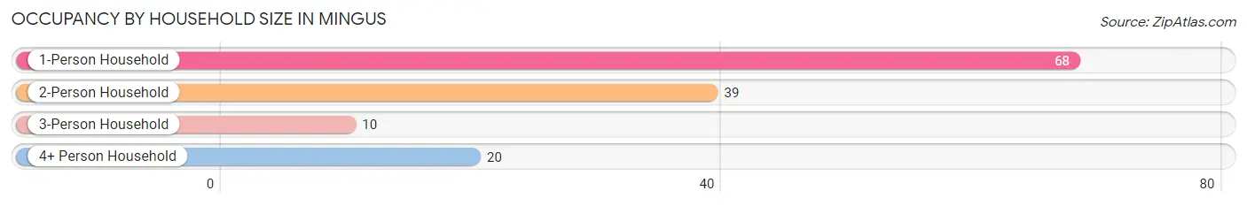 Occupancy by Household Size in Mingus