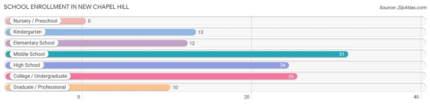 School Enrollment in New Chapel Hill