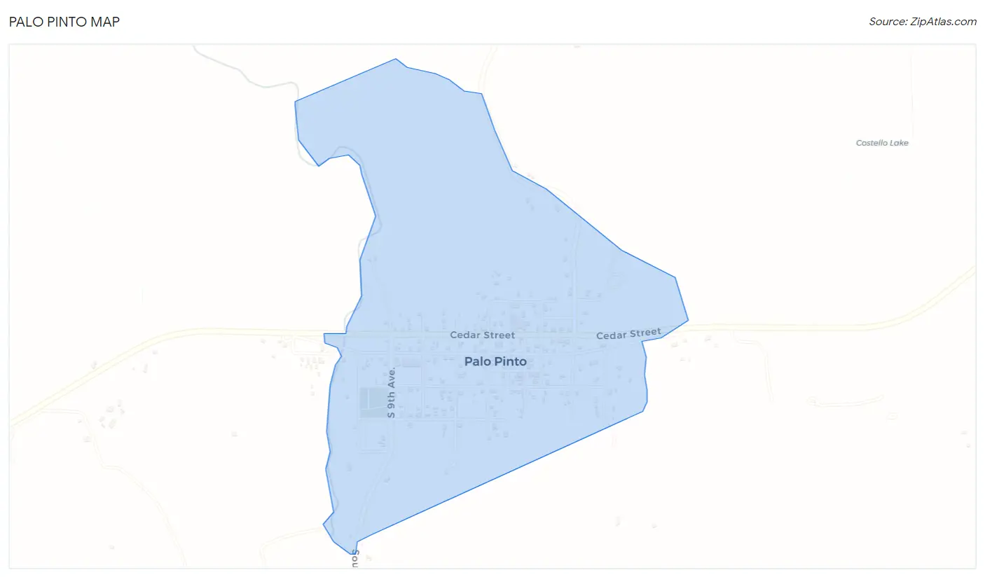 Palo Pinto Map