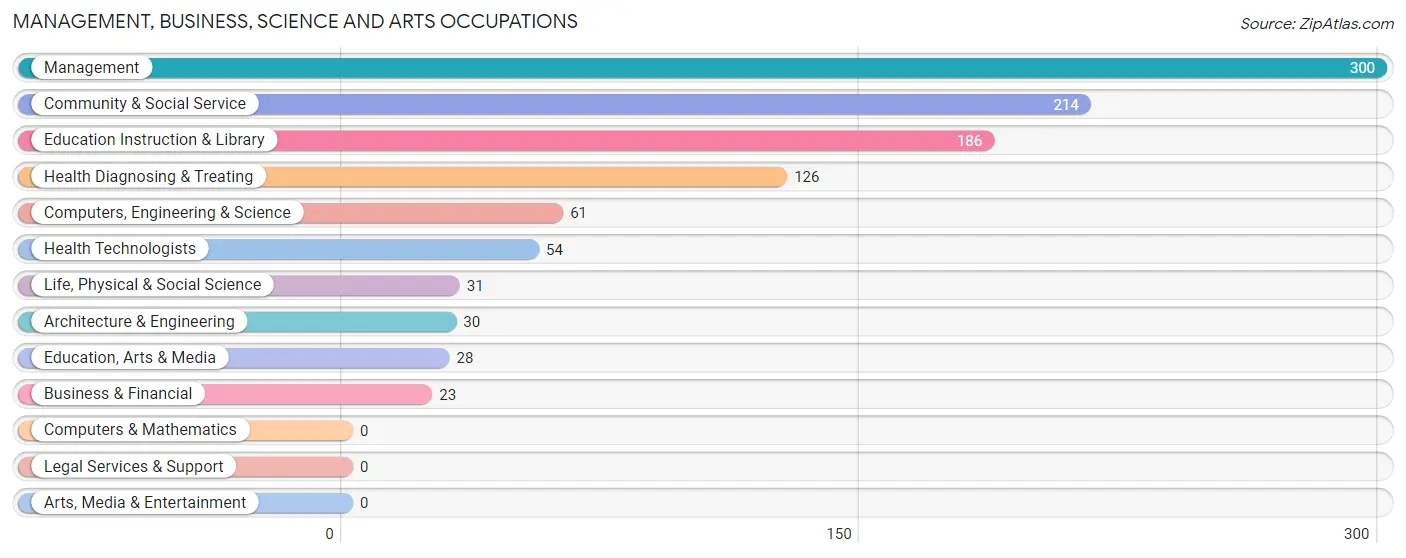 Management, Business, Science and Arts Occupations in Panhandle