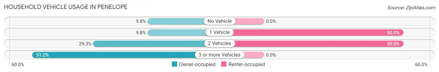 Household Vehicle Usage in Penelope