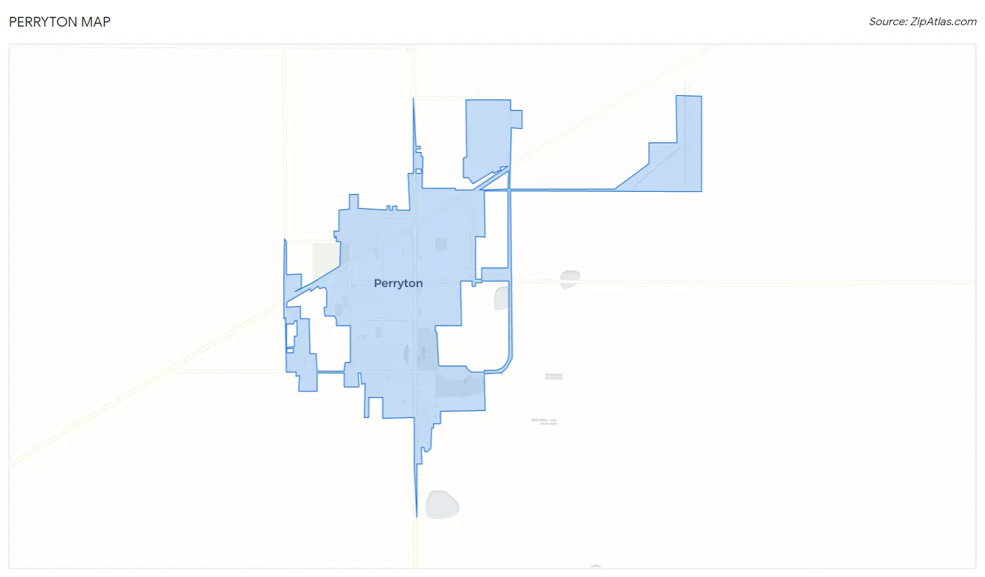 Perryton Map