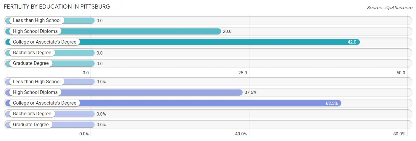 Female Fertility by Education Attainment in Pittsburg