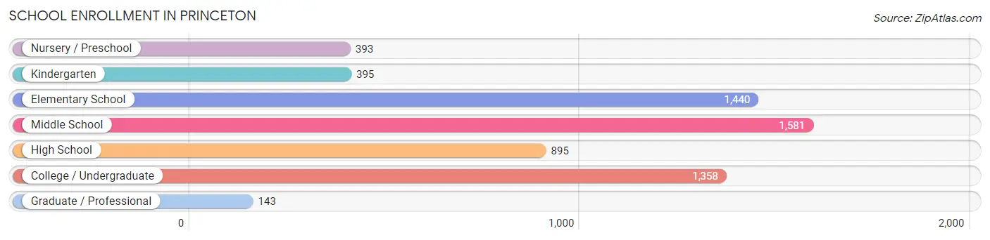 School Enrollment in Princeton