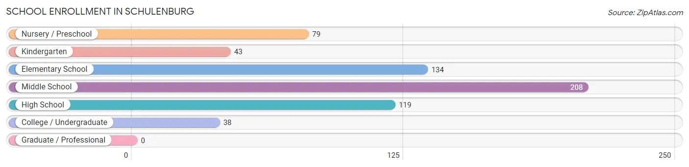 School Enrollment in Schulenburg