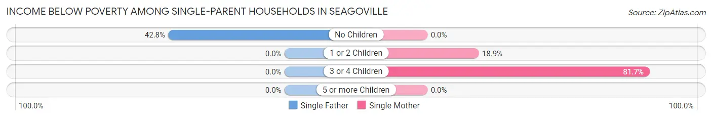 Income Below Poverty Among Single-Parent Households in Seagoville
