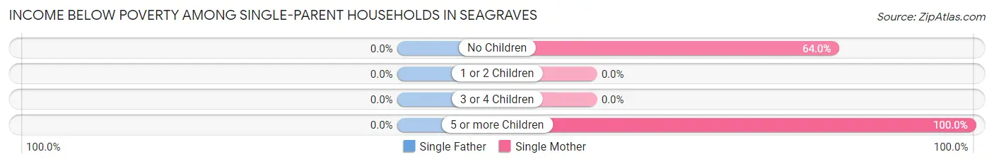 Income Below Poverty Among Single-Parent Households in Seagraves