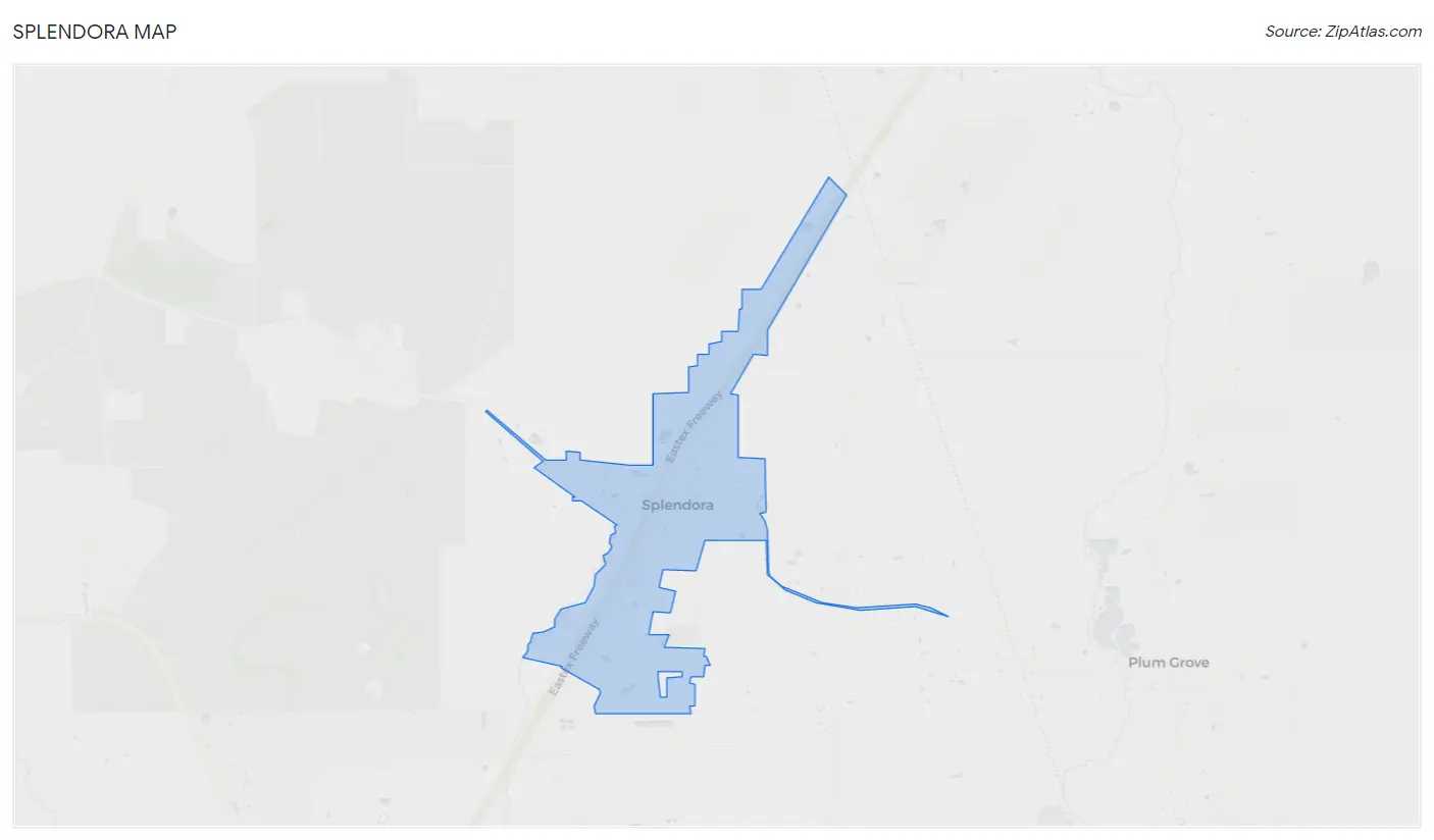 Splendora Map