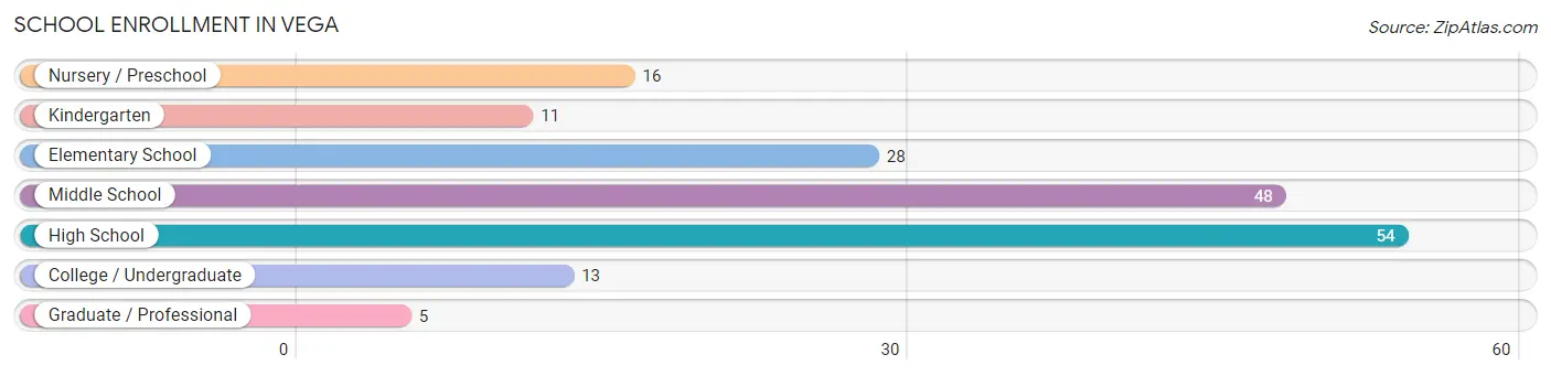 School Enrollment in Vega