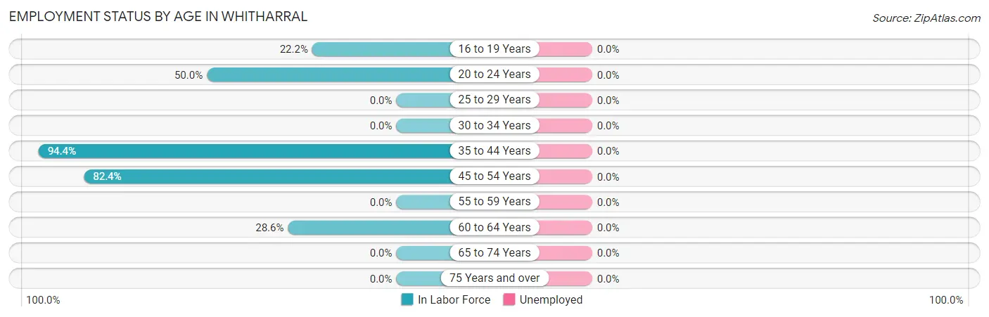 Employment Status by Age in Whitharral