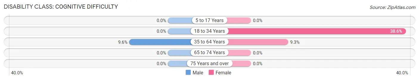 Disability in Wimberley: <span>Cognitive Difficulty</span>