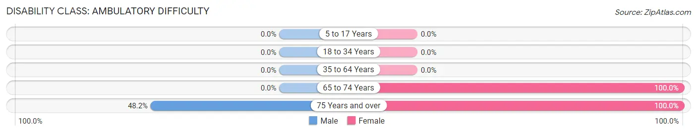 Disability in Wingate: <span>Ambulatory Difficulty</span>