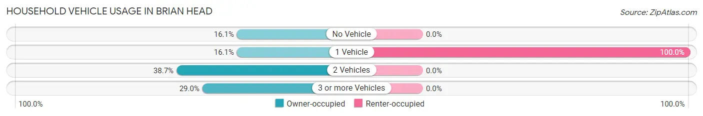 Household Vehicle Usage in Brian Head