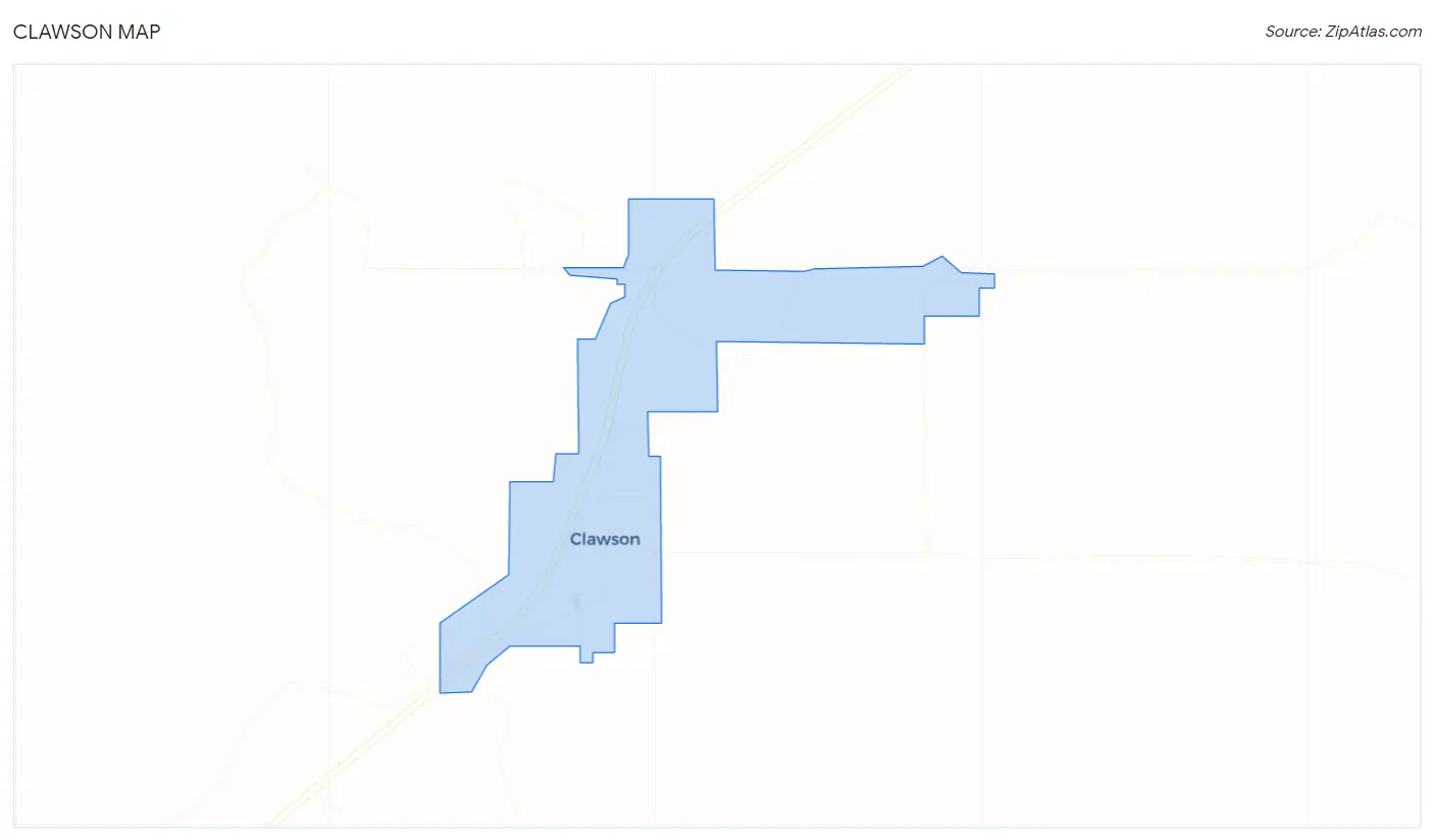 Clawson Map