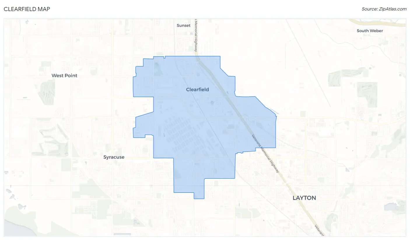 Clearfield Map