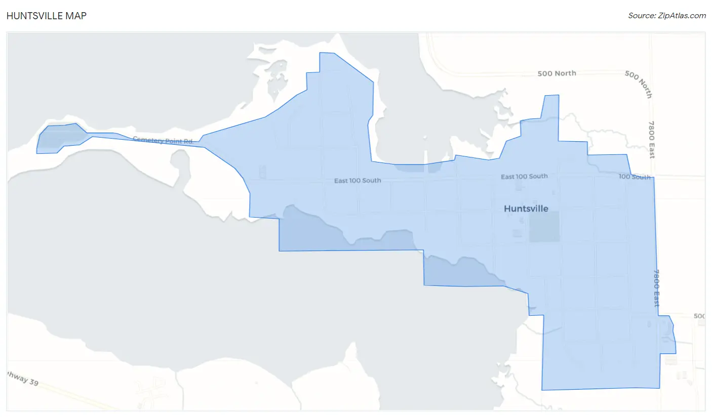 Huntsville Map