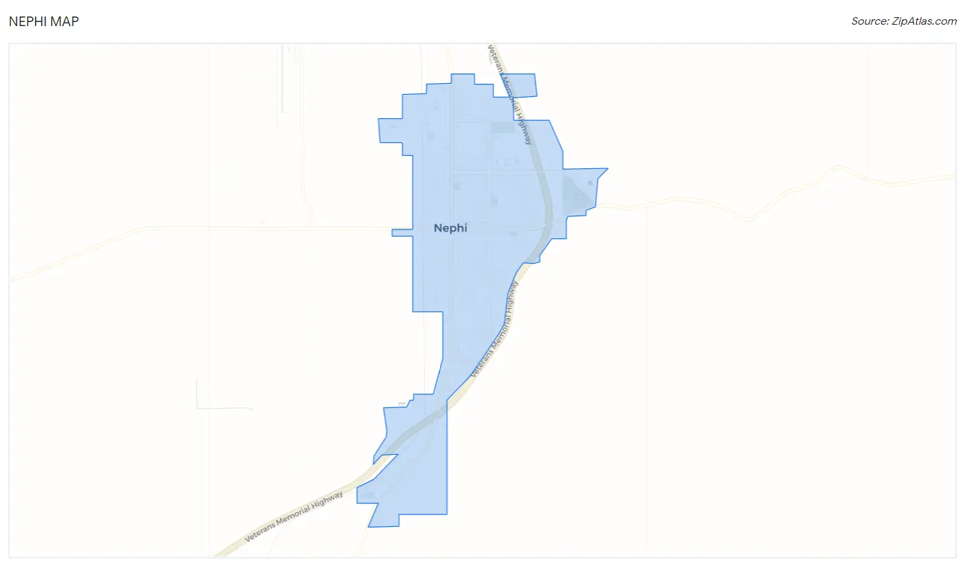 Nephi Map