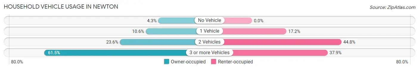 Household Vehicle Usage in Newton