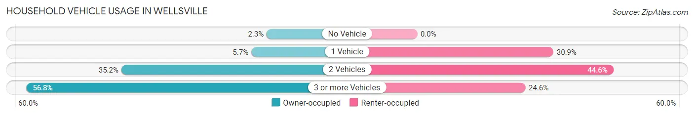 Household Vehicle Usage in Wellsville